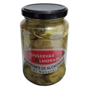 Corazones de Alcachofas al Natural Conservas-Almoradí La Dehesa