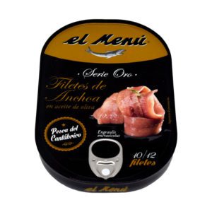 filetes de anchoas el menú serie oro La Dehesa